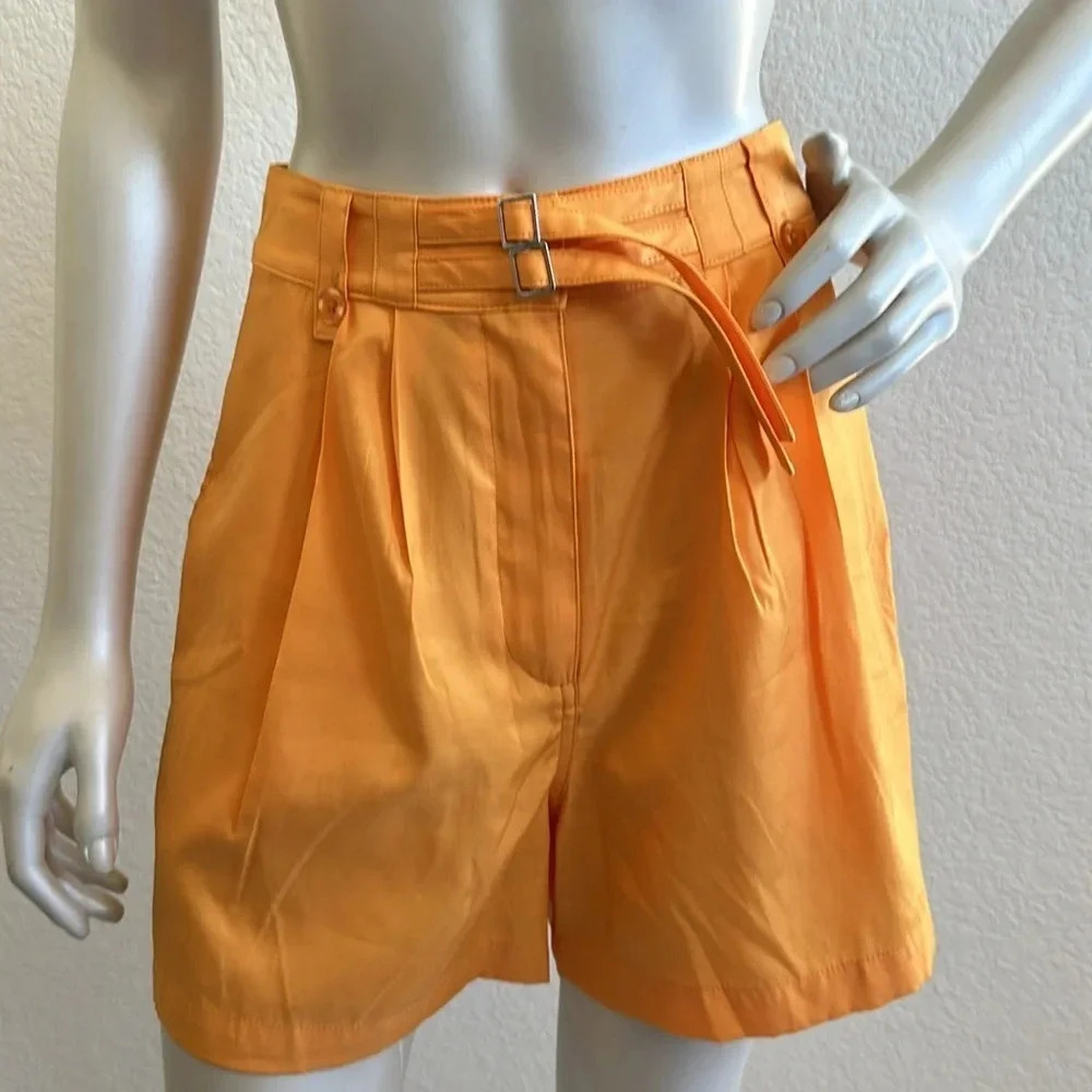 NWOT L'Academie The Roxy Short in Orange - Picture 5 of 11